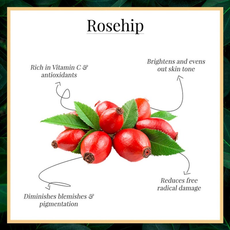 Good Vibes Rosehip Face Serum | Radiant Glow Formula for Clear, Smooth Skin | Hydrating Anti-Aging Facial Serum with Vitamin A & C | No Parabens, No Sulphates | All Skin Types | 1.01 Fl Oz (30ml) - Image 3